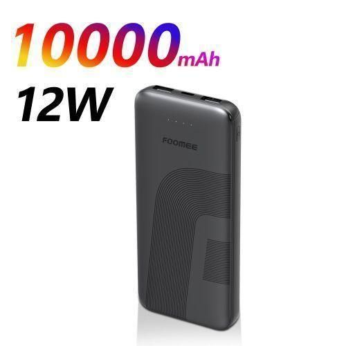 Generic Original 10000mAh Portable Slim Power Bank with 12W Fast Charging and LED Light Indicator