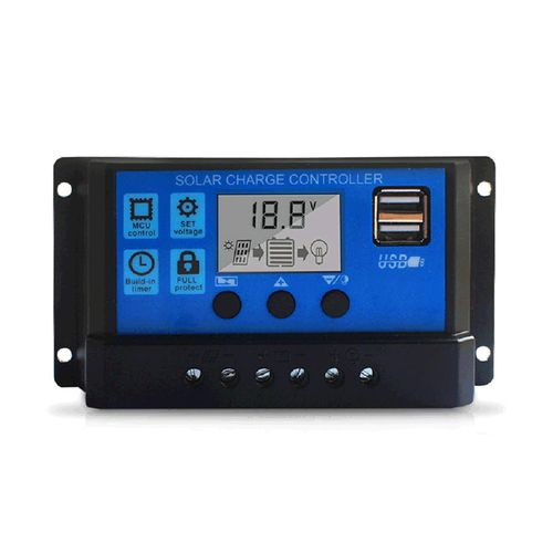 Generic 30A Solar Panel Battery Charge Controller 12V/24V LCD Auto Dual USB Solar Regulator - image 8