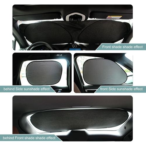 Generic 6 PCS Car Windshield Sun Shade, Windshield Protector, Automobile Protective Kit(Silver) - image 5