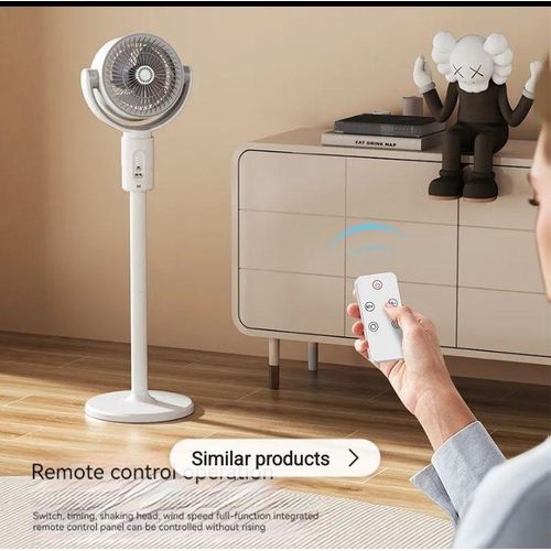 Generic Rechargeable Smart Remote-Controlled Standing Fan For Ultimate Comfort - image 7