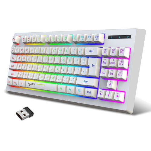 Hxsj L100 2.4G Wireless Membrane Keyboard RGB Light Effect Jumia Nigeria