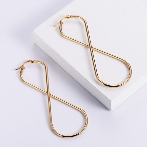 product_image_name-Fashion-Infinity Hoop Earring-Gold-1