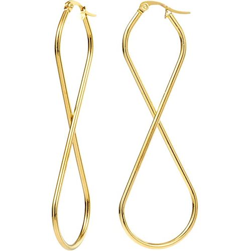 product_image_name-Fashion-Infinity Hoop Earring-Gold-2