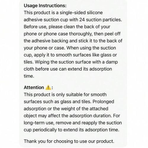 Generic Cellphone Holder Rectangle Silicone Suction Cup, Phone Mount Mini Suction Sticker , Mobile Phones Stand - image 4