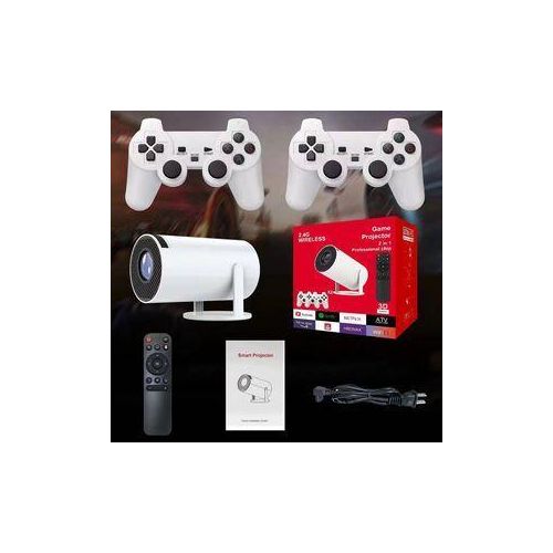 Generic New HY Advanced Home Cinema Projector Kit-2 Gamepads+Rechargeable Cord+Remote Control - image 2