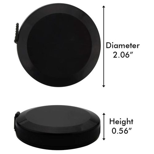 Cloth Tape Measure for Body 1.5m 60 Inch Metric Measuring Tape for Sewing  Black