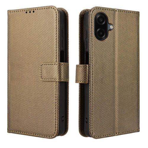 product_image_name-Generic-for Samsung Galaxy A07 Diamond Case Wallet Cover Shockproof Flip Stand Leather Case Brown-8