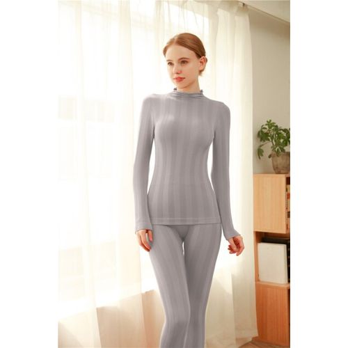 Fashion Women's Thermal Underwear Female Long Johns Winter Thermal Set