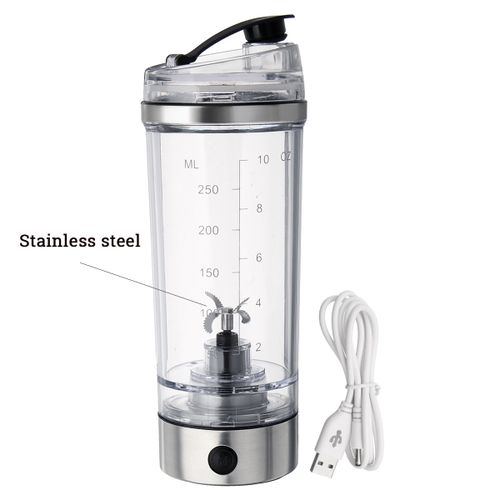 Electric Protein Shaker Stirrer USB Shake Bottle Portable Powder Mixer