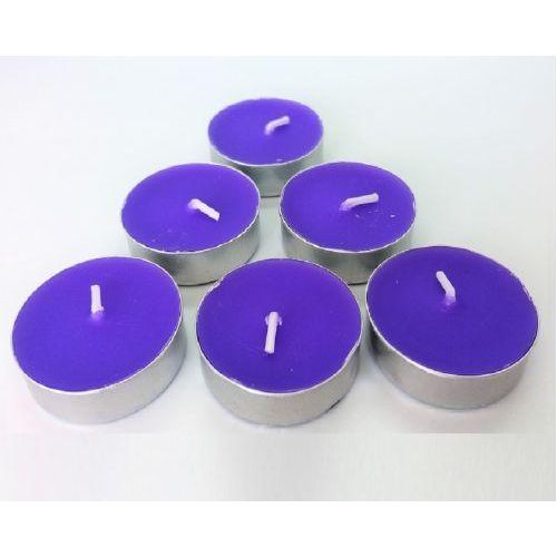 Generic TeaLight Candles 4+ Hours Unscented Smokeless Paraffin Purple - image 2