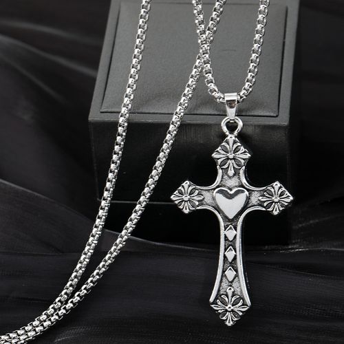 Fashion Men Chain Cross Pendant Necklace For Best Friends | Jumia Nigeria