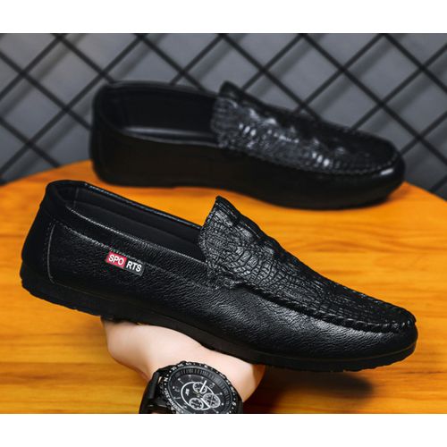 Fashion Men's New Fashion Work Formal Leather Shoes-Black | Jumia Nigeria