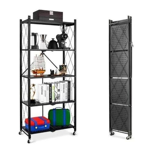 product_image_name-Generic-Strong 5 Layers Shelf Foldable Storage Organizer Rack-2