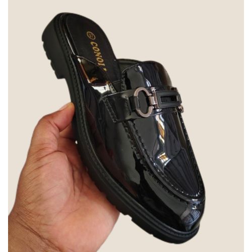 product_image_name-CONOLI-Children Boy's Half Shoes For Kids - Black-1