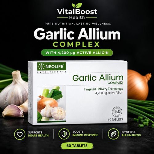 Neobalance Garlic Allium Complex – 60 Tablets -  Odour-Controlled Garlic Supplement
