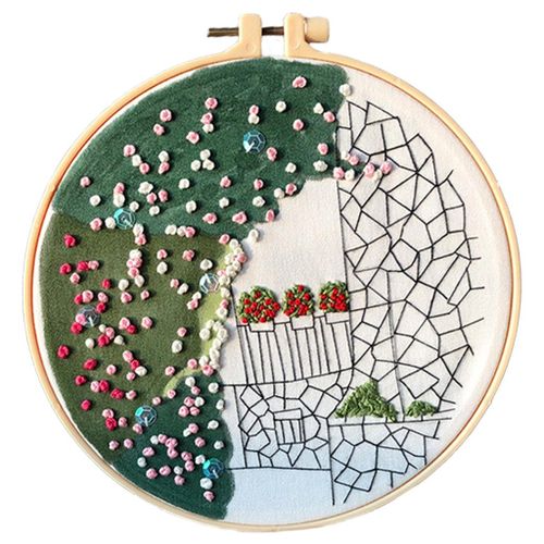  Embroidery Kit for Beginners,Cross Stitch Kits for