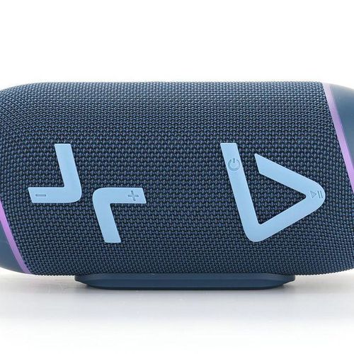 product_image_name-T&G-TG-695 Wireless BT Woofer Speaker Outdoor Portable Portable Fabric Art Subwoofer RGB Light IPX5 16W BLUE-6