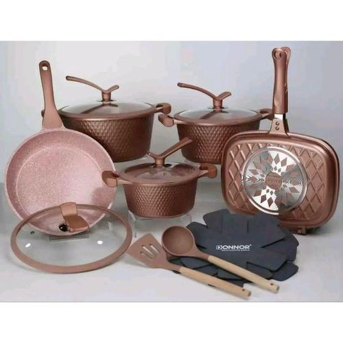product_image_name-Generic-5pcs Granite Cooking Pot with Frying pan.-1