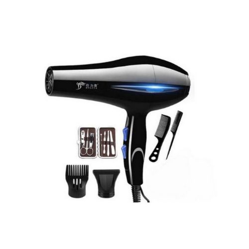 product_image_name-Generic-High-Power Hot & Cold  Hair Dryer With 5 Components-1