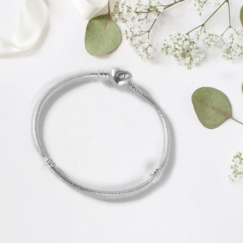 Generic Snake Bone Chain Bracelet with 2 Stopper Beads Personalized Charm Bracelet for Valentine s Day Christmas Gift Jumia Nigeria