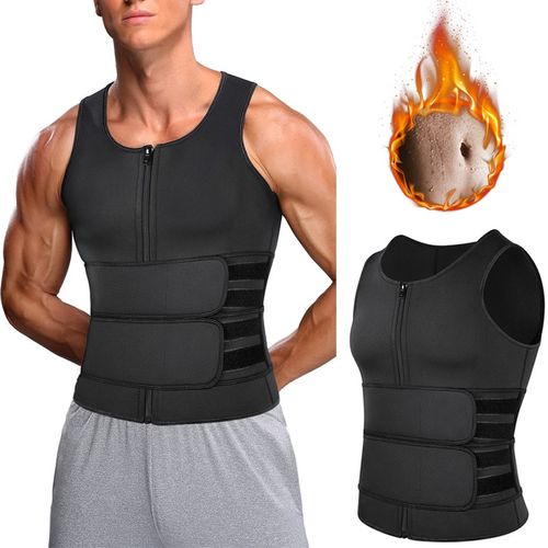 Sauna Vest Waist Trainer for Men - Mens Sauna Suit Double Sweat