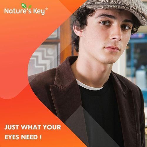 product_image_name-Nature Key-Lutein Gummies 12mg with Zeaxanthin & Vitamin A for Kids and Adults Eye Health and Brain Function Supplement Orange Flavor, 60Ct-3