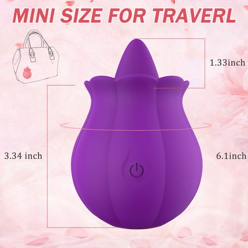 product_image_name-Generic-Rechargeable Vibrator Vagina Clit Flower Sex Toys-2