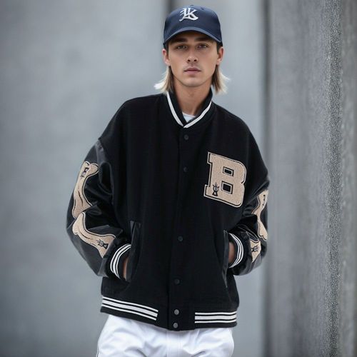 product_image_name-Fashion-Mens College Baseball Bomber Jackets Lightweight Jacket-1