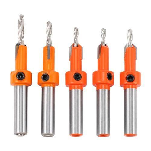 Generic 5Pcs Wood Hole Drill Bit 8MM Shank Countersink Drill Bit Router Bit Wood Working Counter Sink Drill Jumia Nigeria