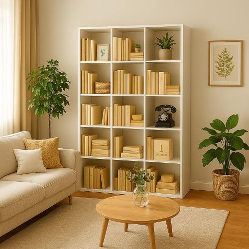 Lazava  Modern 15-Cube Bookshelf Storage Organiser Home and Office - image 4