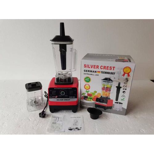 Generic Silver Crest 2.5L Commercial Blender – 10000W High-Speed Smoothie & Food Processor