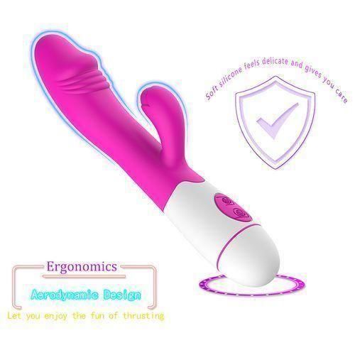 product_image_name-Generic-NEW BATTERY MODE Powerful Silicone Dual G Spot Stimulator For Women+ FREE PRIVACY BAG-1