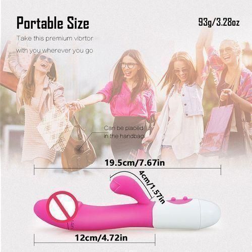 product_image_name-Generic-NEW BATTERY MODE Powerful Silicone Dual G Spot Stimulator For Women+ FREE PRIVACY BAG-2