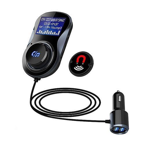 FM Transmitter for Car + Dual USB Car Charger