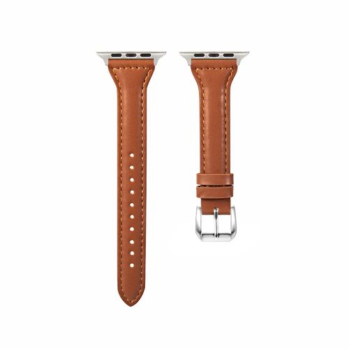 Slim Apple Watch Leather Band 41mm 38mm 42mm 45mm 49mm Slim 