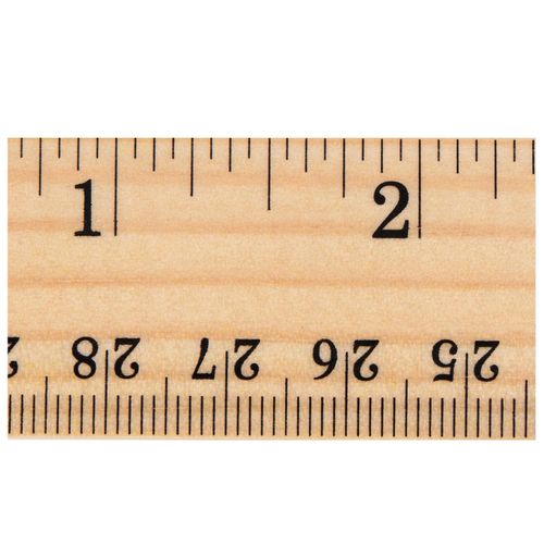 KINJOEK 36 Packs 12 Inch Wooden Rulers Double Sided Pine Wood School Ruler  Measuring for Home, Student, Office Use, 2 Scale, 30 cm