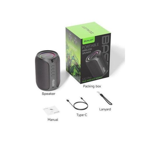 product_image_name-Generic-Zealot S32 pro Bluetooth speaker portable 3D stereo sound woofer -2