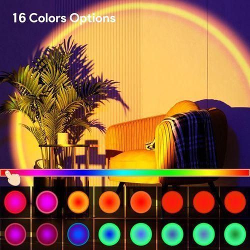 Fashion USB Powered Remote Control 20-Color Sunset Lamp/Projector Night Light - image 6