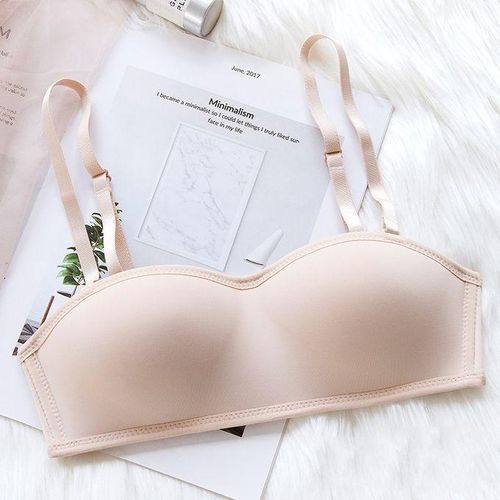 Generic Seamless Bras For Women Wireless Bra 1/2 Cup Wireless Brassiere Female  Lingerie A B Cup Remove Strap Underwear Intimates