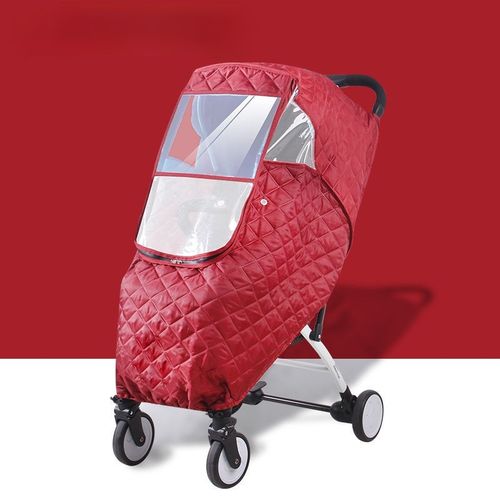 Generic Pare-brise De Parapluie De Voiture Pour Enfants, Housse Universelle  Anti-pluie Et Anti-poussière, Accessoires Chauds D'hiver Pour Poussette Red  Cotton