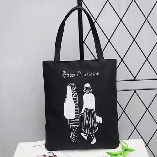 Fashion Ladies Canvas Tote Bag Cotton Cloth Shoulder Shopping Bags