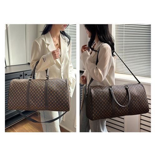 product_image_name-Generic-Business Trip Travel Duffel Bag - Fashionable Large Capacity Pure Leather Handbag-3