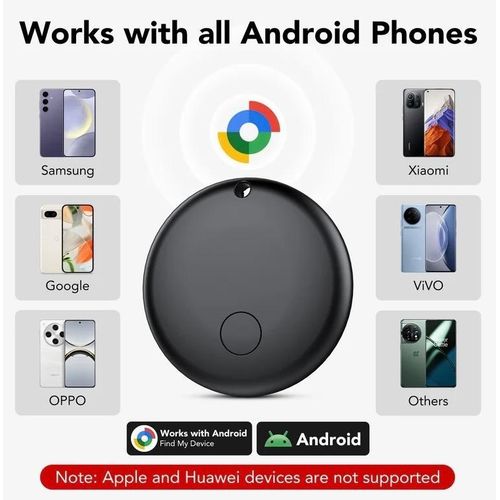 Generic Google Android FindHubAnti-lost Device Suitable For, Car, Vehicles, Locator magnetic Tracker -Black - image 2