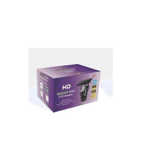Generic 4K UBox 4G Dual Lens Solar Powered Cctv Camera With Sim Card - image 2