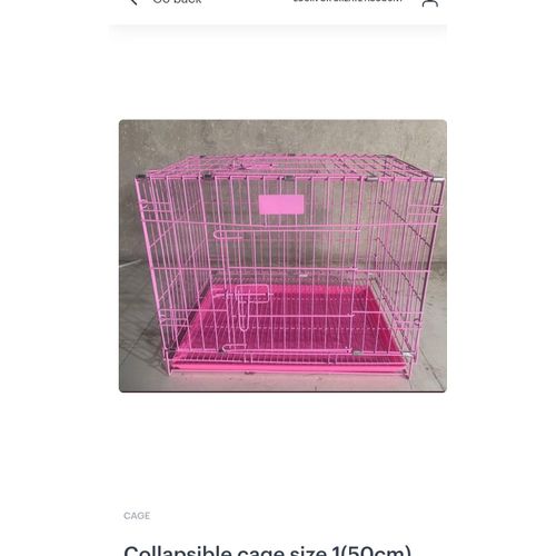 product_image_name-Generic-Strong Collapsible cage for Small breed of pets ,size 1-1