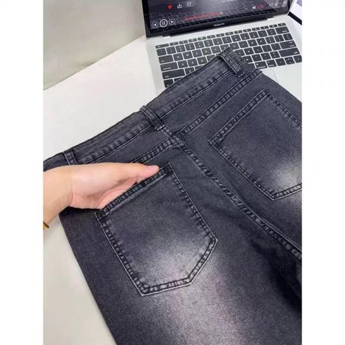 Fashion ORIGINAL Denim Jeans Trouser For Guys-Black