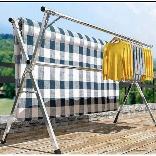 Generic Foldable and extendable clothes drying rack
