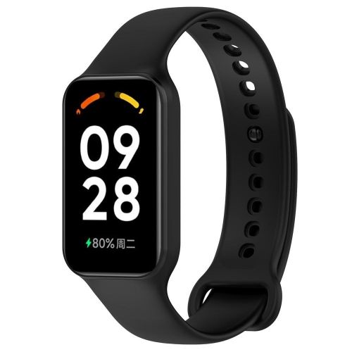 Generic For Redmi Band 2 Solid Color Silicone Integrated Watch Band - image 2