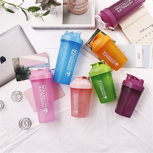 Sport Shaker Bottle 400ML Whey Protein Powder Mixing Bottle Sport Fitness  Gym Shaker Outdoor Portable Plastic