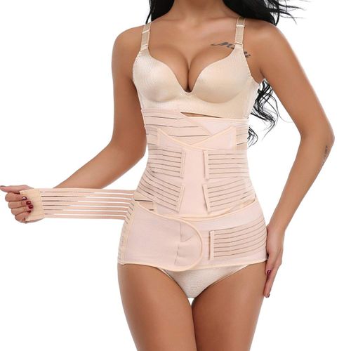 Fashion 3 In 1 Postpartum Belly Belt, Soft Comfort Maternity Recovery Belt  Belly Back
